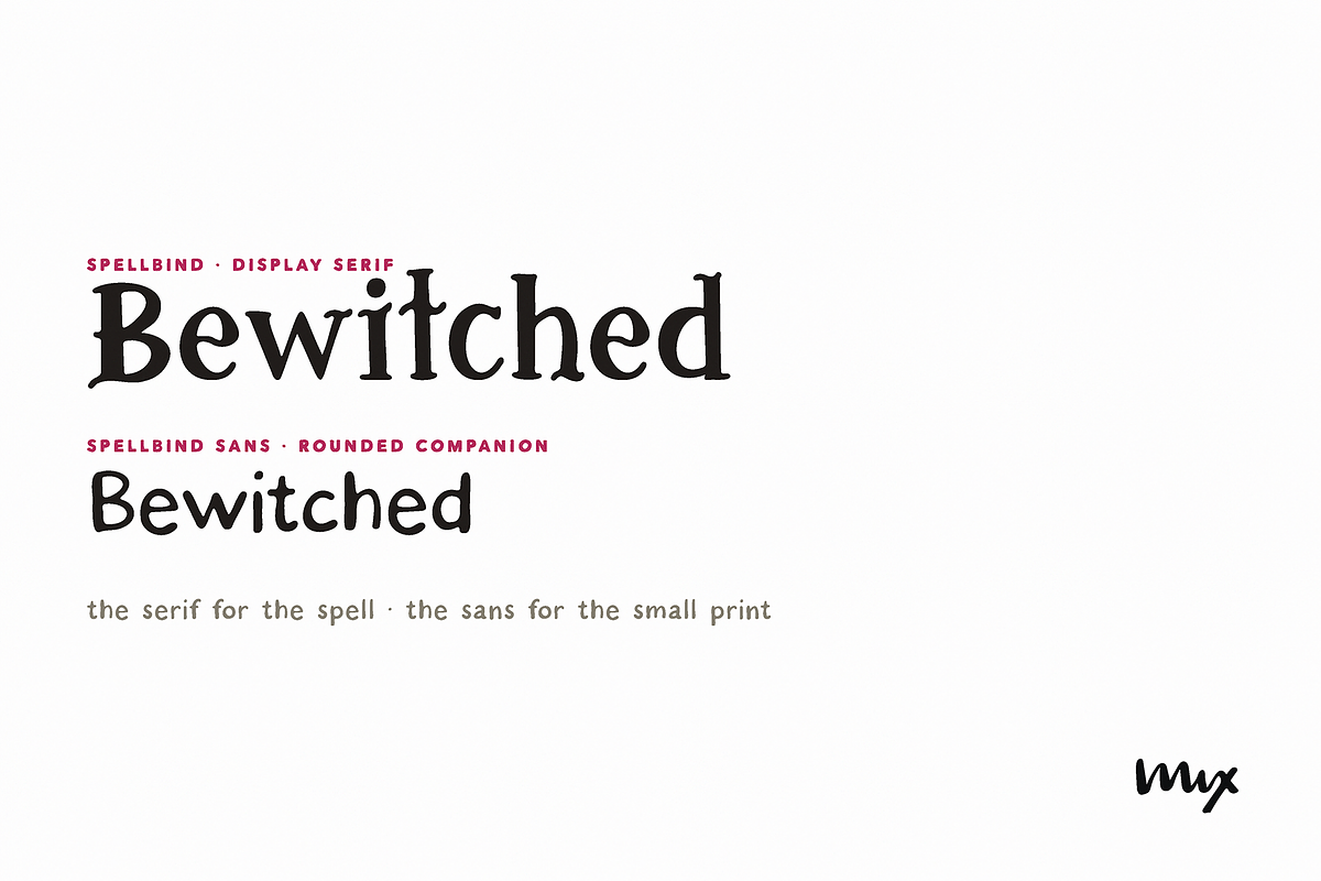 Spellbind — A Witchy Font Duo, a Sans Serif Font by Mix Fonts (Photo 8 of 15)