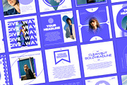 Instagram Social Media CANVA Blue, a Social Media Template by Vermeulen Design Studio (Thumbnail 4 of 5)