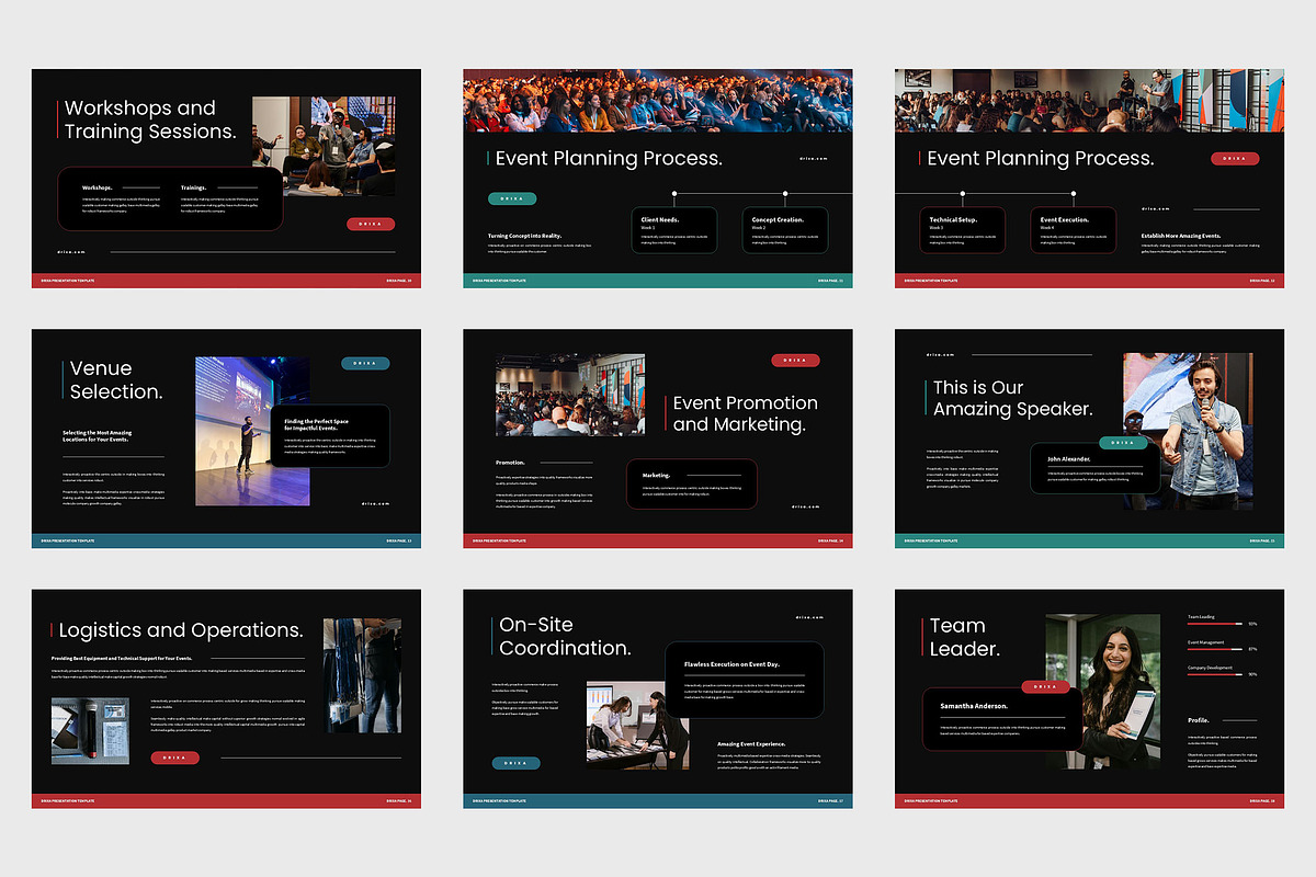 Drixa : Event Google Slides, a Presentation Template by Punkl Camp (Photo 7 of 9)