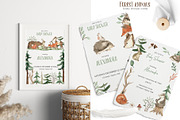 Forest animals watercolor, an Animal Illustration by Marina Ermakova (Thumbnail 7 of 13)