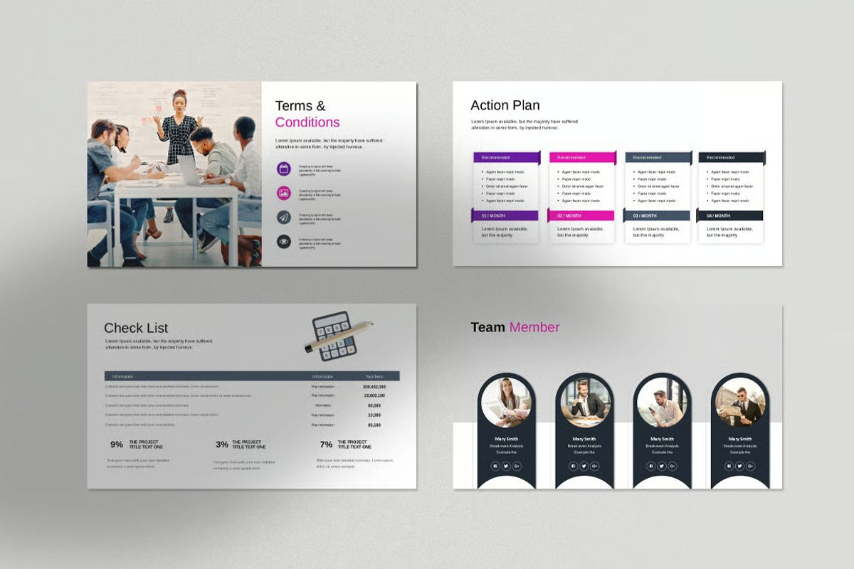 Business Plan Presentation Template Powerpoint preview 7