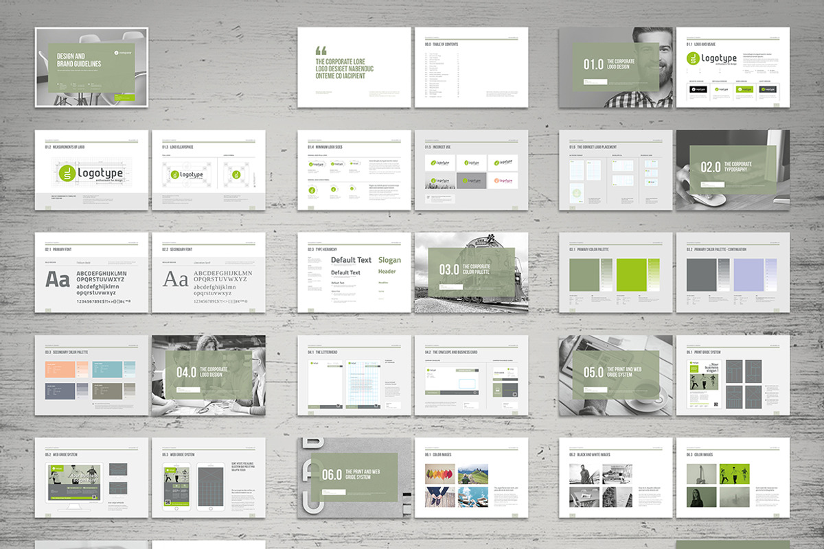 Brand Manual, a Brochure Template by MrTemplater (Photo 6 of 6)