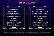 Strong Matrix, a Script Font by Ditatype (Thumbnail 10 of 11)