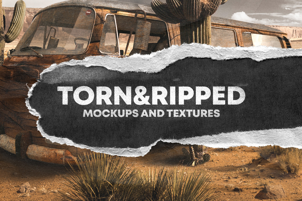 TORN&RIPPED PAPER TEXTURE PACK, a Texture Graphic by BORT GRAPHIC (Photo 1 of 7)