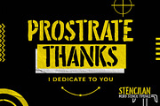 Stencilan – Weird Stencil Typeface, a Sans Serif Font by Almarkhatype (Thumbnail 2 of 8)