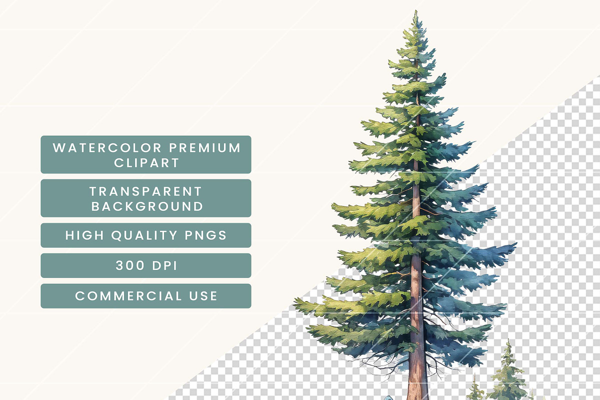 Watercolor Boho Woodland Clipart, an Animal Illustration by BusyDaydesign (Photo 6 of 8)