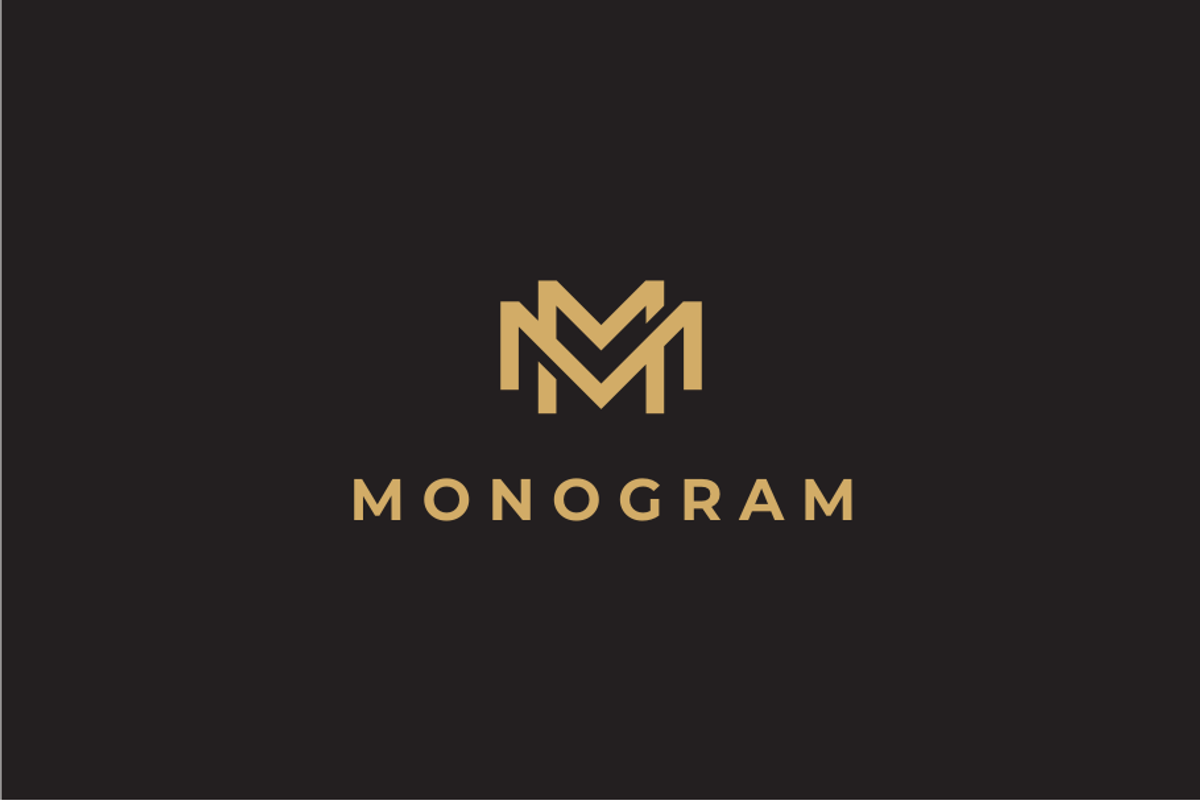 Monogram Letter M MM Logo Design, a Branding & Logo Template by johnkent (Photo 1 of 3)