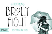 Brolly Fight, a playful wonky font, a Handwritten Font by Rachel White Art (Thumbnail 2 of 12)