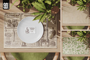 Kraft Paper Placemat Mockup, an Advertising Mockup by SD Mockup (Thumbnail 2 of 3)