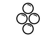 Bubble icon, an Outline Icon by Sumberpangan (Thumbnail 3 of 5)