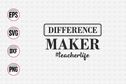 Teacher typographic svg bundle., a Graphic by Uniquesvg99 (Thumbnail 17 of 21)