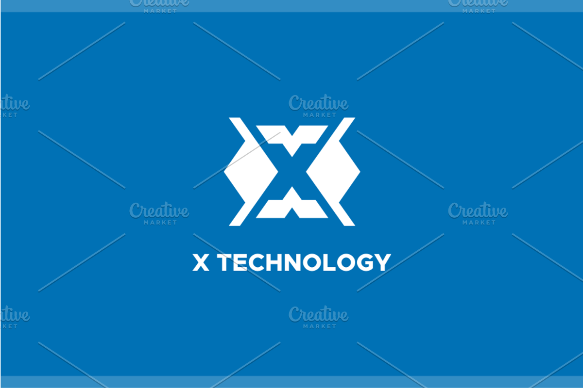 X Technology Logo, a Branding & Logo Template by yopie