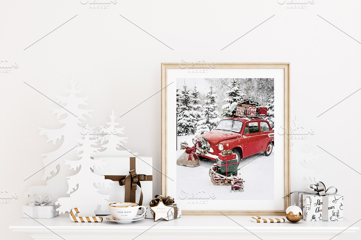 Christmas Frame Mockup Bundle -20, a Print Template by Mockup Shop (Photo 26 of 39)