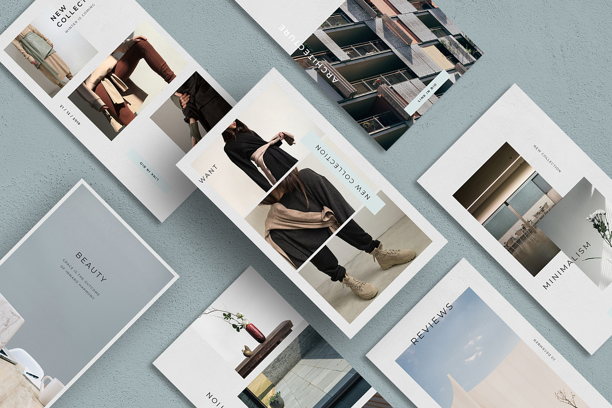 Minimalism Social media template, a Social Media Template by Digital Breath templates (Photo 2 of 6)