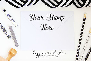 Envelope Mock Up | Stock Photo
