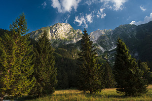 View of the mountains of Julian Alps, a Nature Photo by Bepslabor