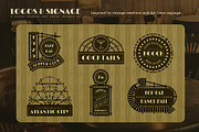 Art Deco Boardwalk Collection, a Decorative Illustration by Wingsart Studio (Thumbnail 2 of 9)