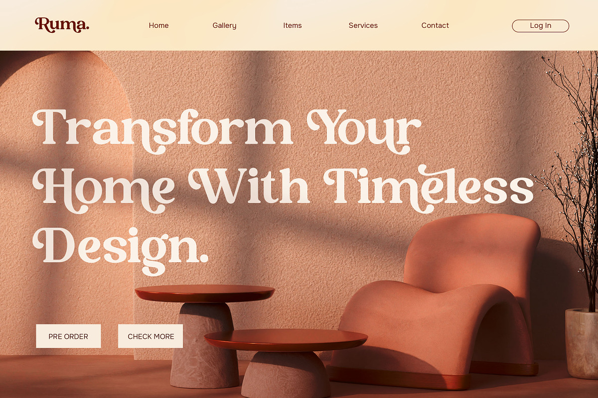 Rostale - Elegant Retro Serif Font, a Serif Font by Flawless And Co (Photo 3 of 10)