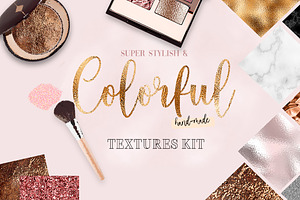 50Colorful Photoshop Textures Bundle