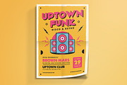 Uptown funk music party, a Flyer Template by Guuver (Thumbnail 1 of 2)