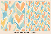 12 Lovely Seamless Heart Patterns, a Pattern Graphic by DesignRocket (Thumbnail 11 of 13)