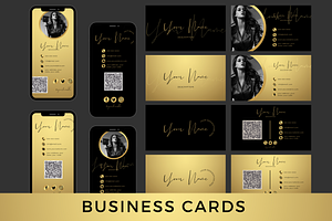 Black & Gold Business Branding Kit