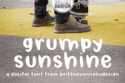 Grumpy Sunshine, a Handwritten Font by Brittney Murphy Design (Thumbnail 1 of 2)