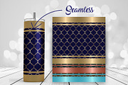 Moroccan Trellis Tumbler Wraps, a Texture Graphic by P.F. Creative Lab (Thumbnail 2 of 2)