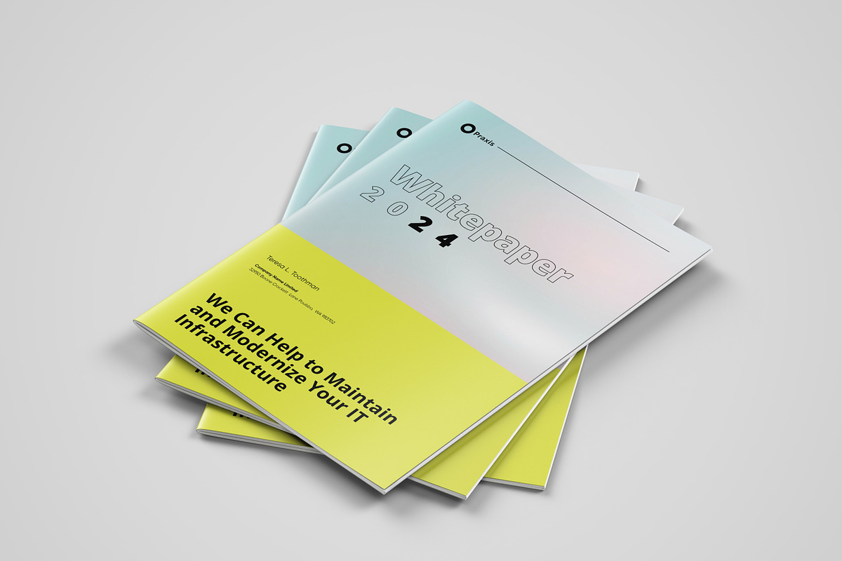 White Paper Template, a Brochure Template by azadcsstune (Photo 3 of 12)