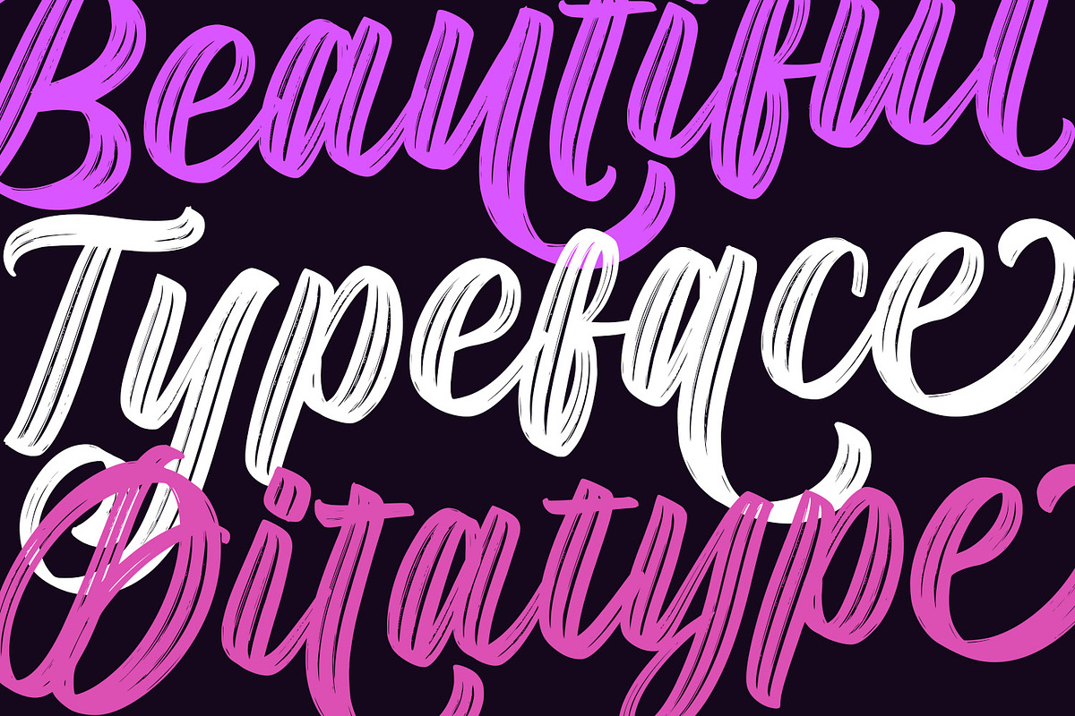 Brightora, a Script Font by Nathatype (Photo 5 of 15)