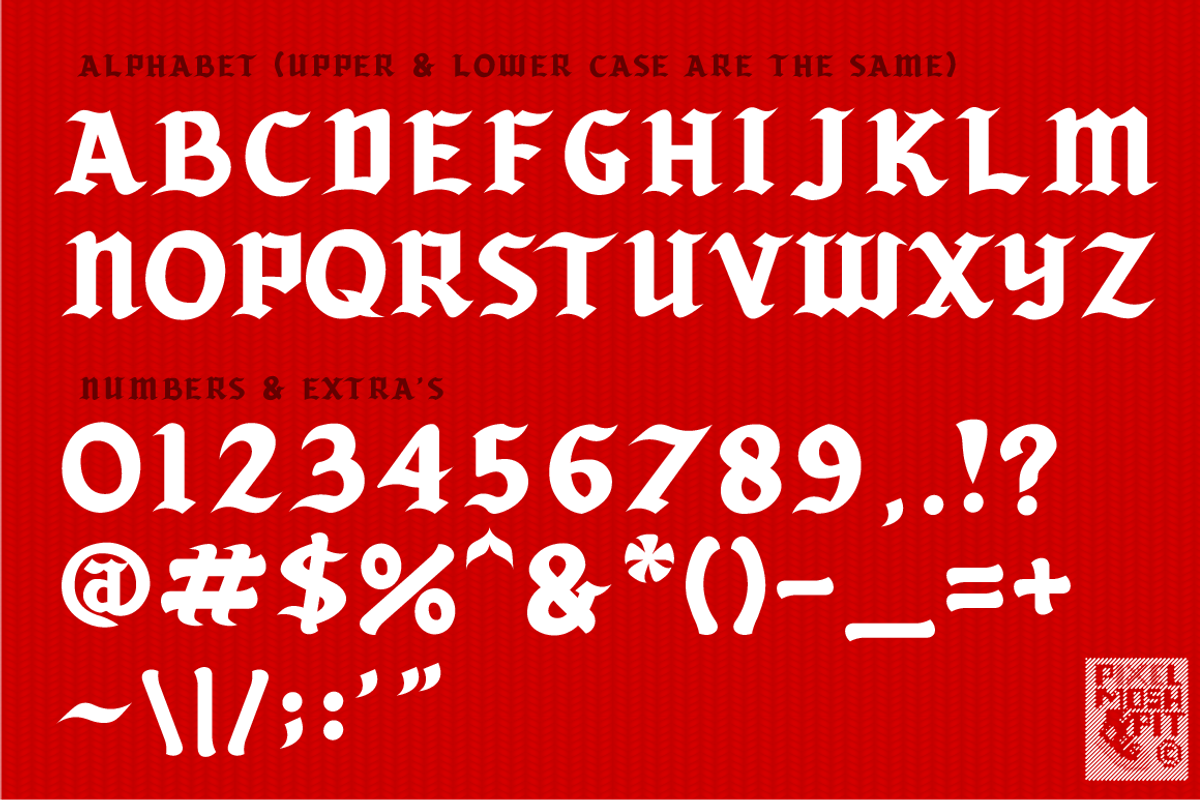 Ole Ingrish Font preview 5