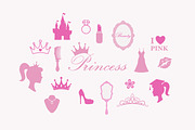 Baby girl - Barbie inspired vectors, a Decorative Illustration by yabluko_draws (Thumbnail 1 of 5)