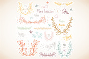 Big set of Floral Elements, a Decorative Illustration by Dreaming_Lucy (Thumbnail 2 of 5)