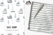 Sea Ship, a Pattern Graphic by AnnieArt (Thumbnail 1 of 4)