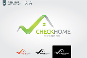 Check home logo template