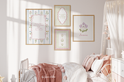 Grandmillenial whimsy flowers stripe, an Object Graphic by Grace Noboa Illustrations (Thumbnail 10 of 14)