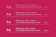 Rekay, a Sans Serif Font by twinstd (Thumbnail 3 of 11)