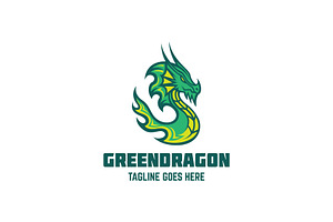 Green Dragon - Mythology Logo, a Branding & Logo Template by ashenterprise