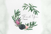 Floral Watercolor clipart, Love, a Decorative Illustration by BalanceUA (Thumbnail 11 of 12)