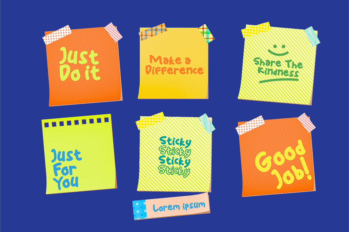 Sticky Bold, a Font by WAP (Photo 2 of 6)