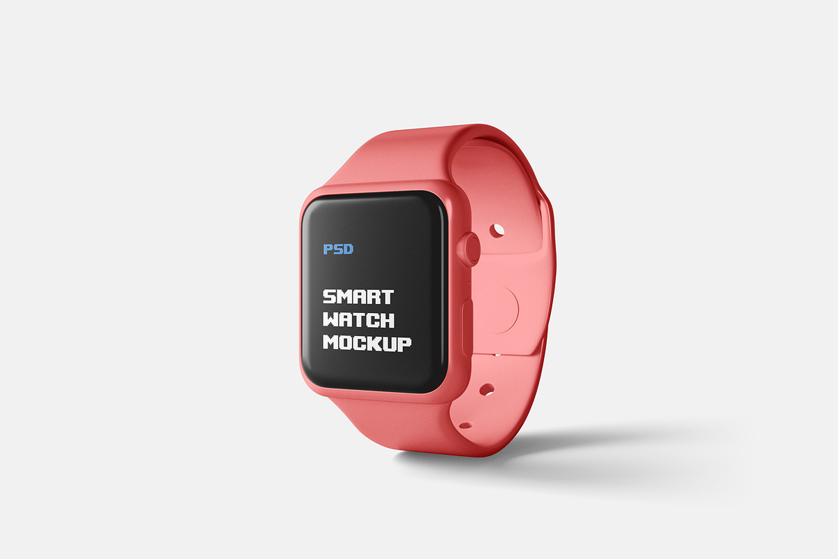 Smart Watch Mockups, a Wearable Device Mockup by artimasa (Photo 3 of 5)