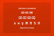 Grado Block | Rounded Slab Serif, a Script Font by gracetype_studio (Thumbnail 11 of 12)