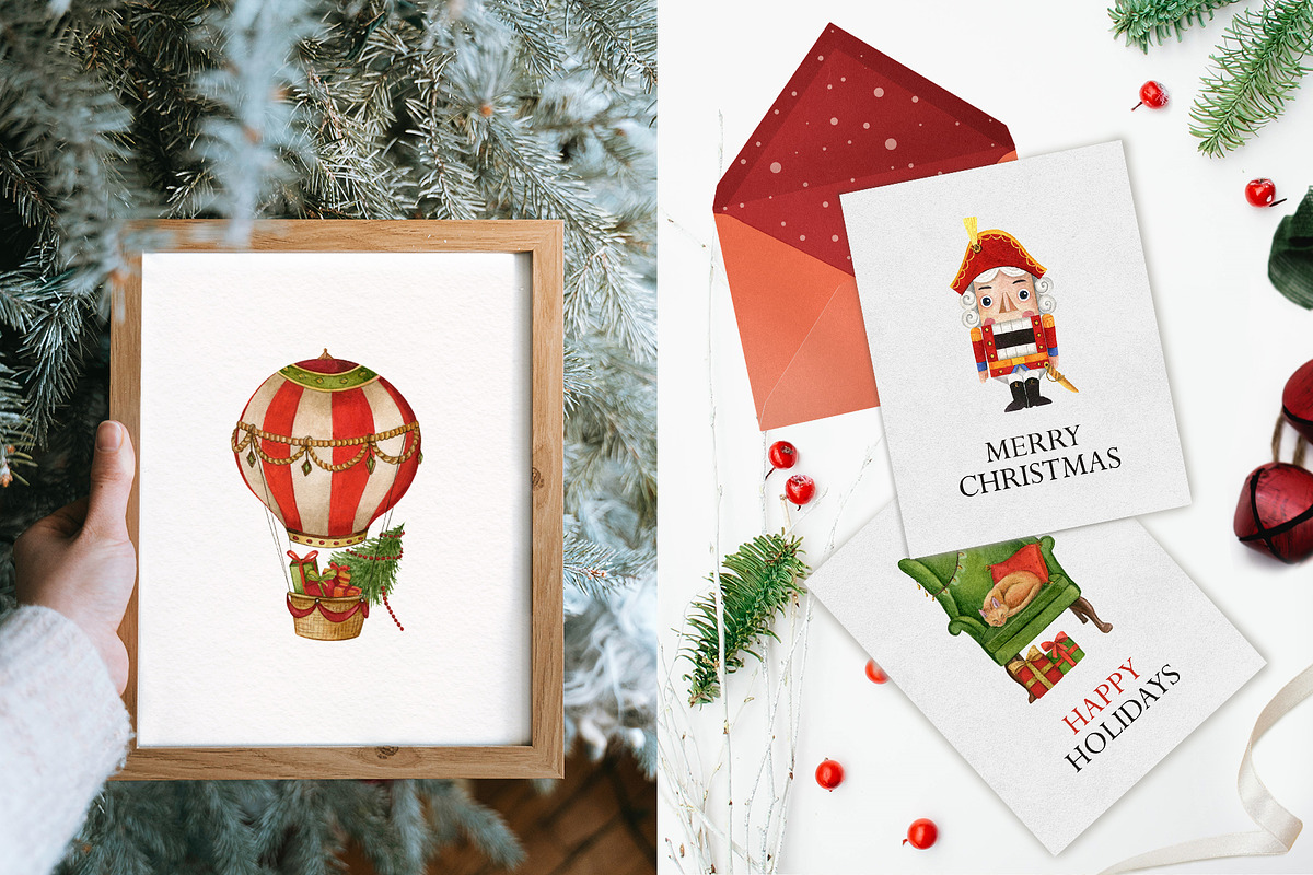 Christmas mini set, an Illustration by Nastilustra (Photo 2 of 3)