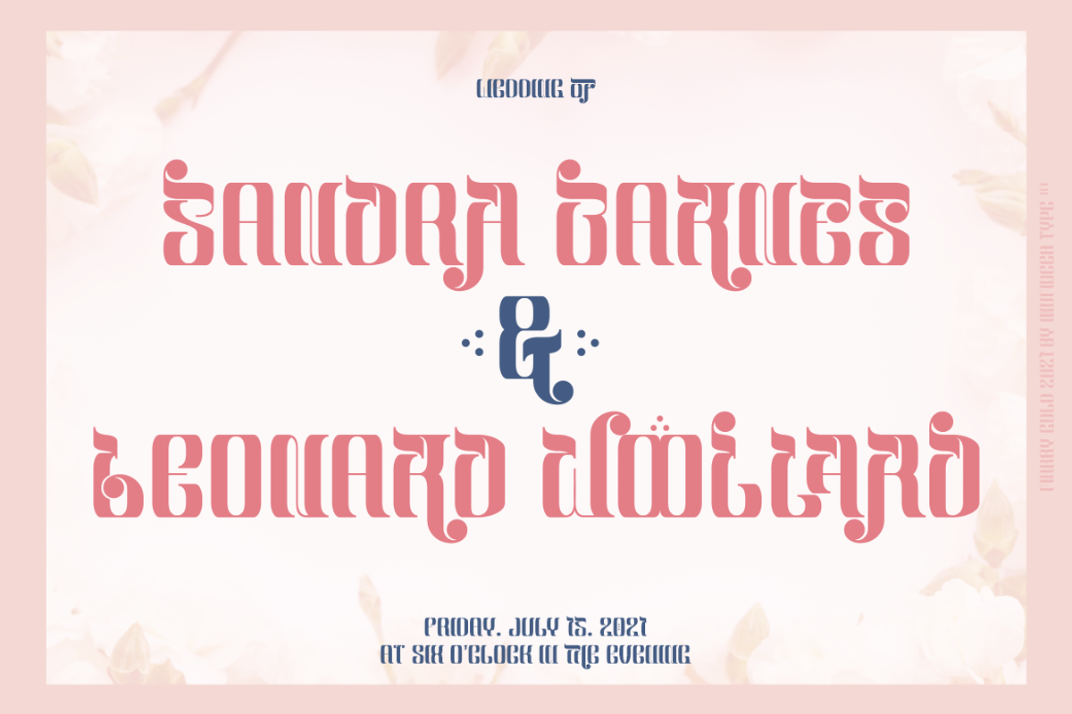 Marry Gold, a Font by inumocca_type (Photo 3 of 11)
