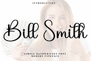 Bill Smith, a Handwritten Font by FreshTypeINK (Thumbnail 1 of 7)