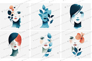 Watercolor Female Faces, a Person Illustration by BazziBa♥ (Thumbnail 3 of 5)