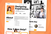 Alexandra - Portfolio Landing Page, a Landing Page Template by twinstd (Thumbnail 4 of 5)