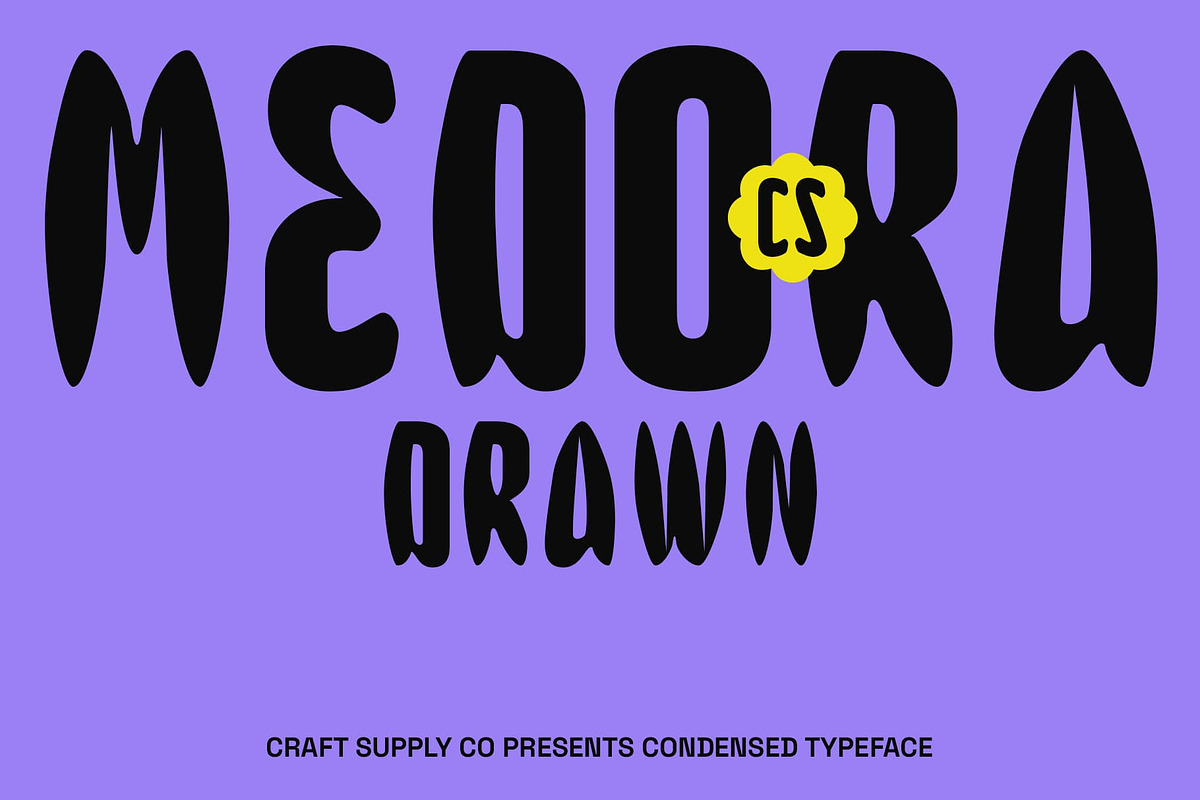 CS Medora Drawn, a Sans Serif Font by Craft Supply Co. (Photo 1 of 8)