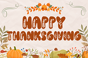 Flower Thanksgiving Font, a Handwritten Font by Dm Studio (Thumbnail 7 of 7)