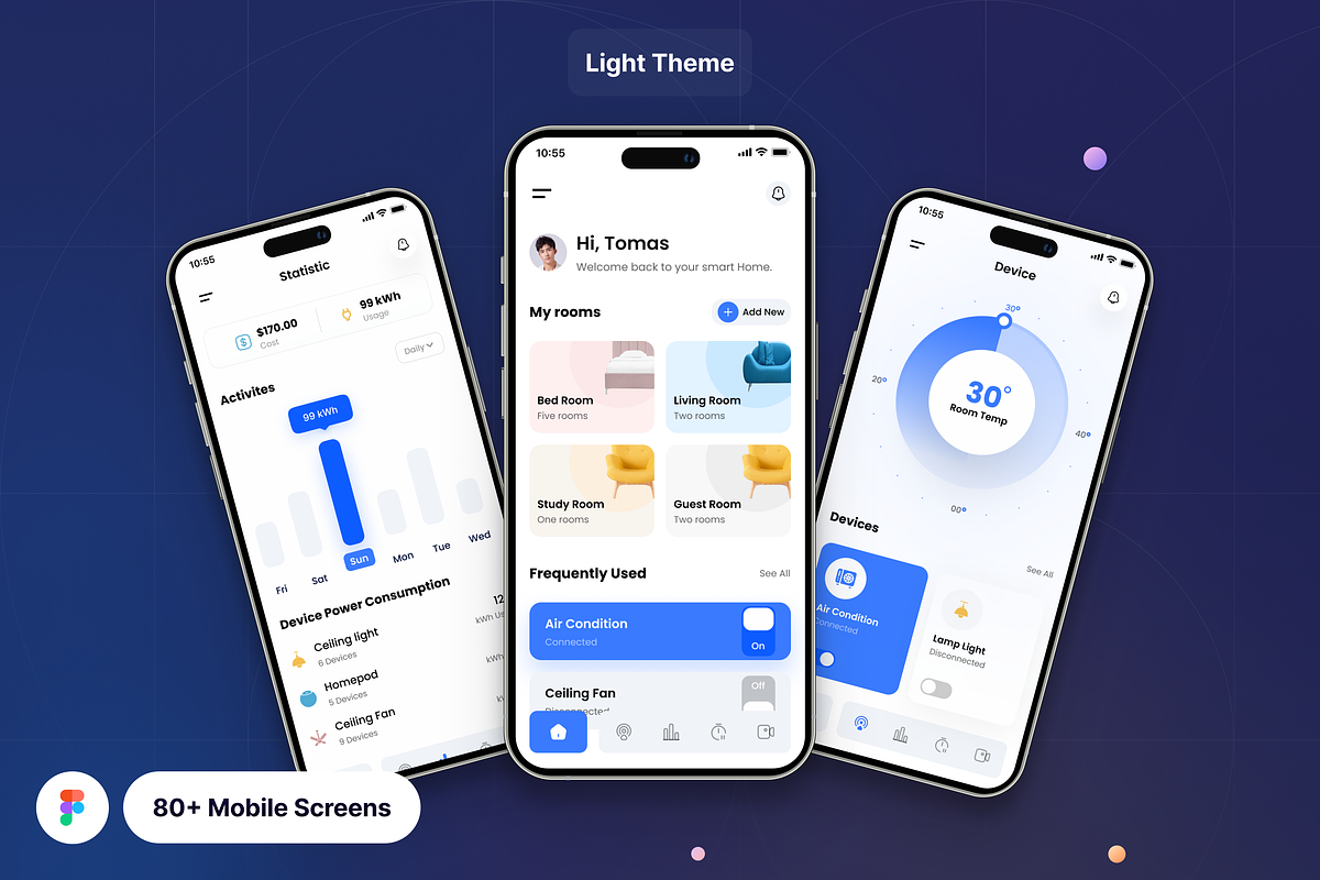 Filllo - Smart Home App UI Kit, an UI Kit Template by floxui (Photo 4 of 7)